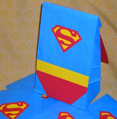 bolsitas cumpleanos superman